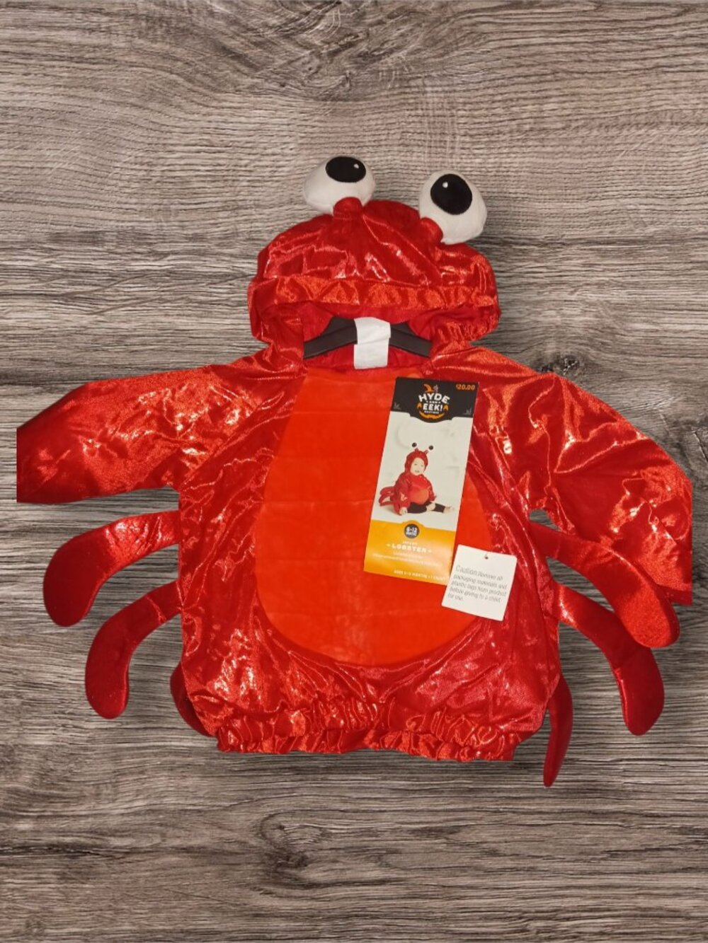 Hyde & EEK! Boutique Baby Lobster Halloween Costume 18-24 Months NWT